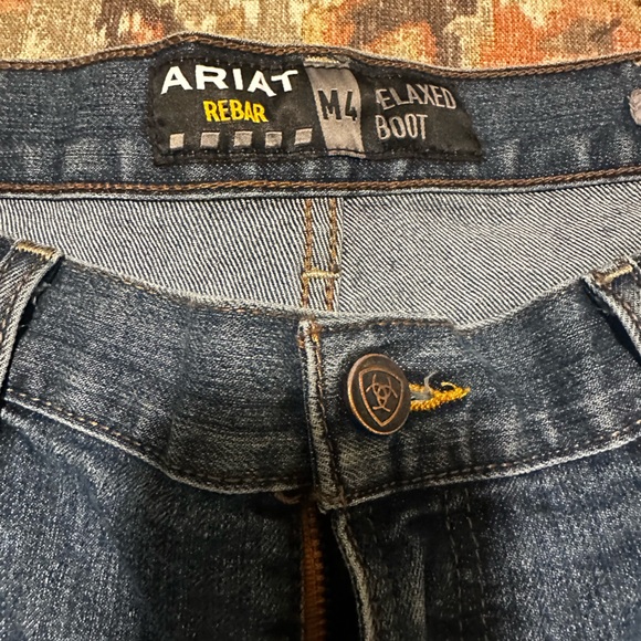 Men’s Ariat M4 Rebar Bootcut Jeans -35x34 - Picture 3 of 6